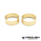 1.9 Brass Wheel Clamp Rings (Pair)