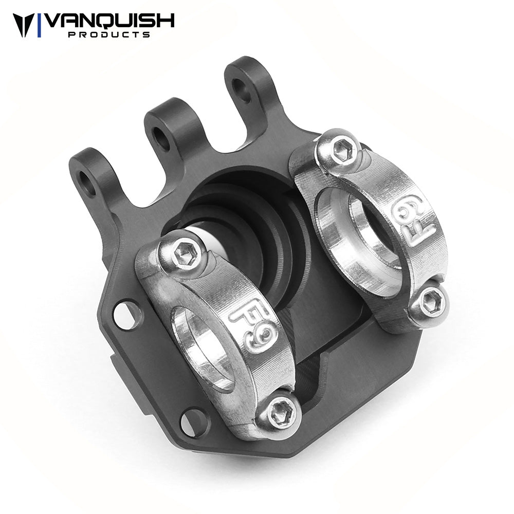 Currie F9 SCX10-II Rear Axle Clear Anodized