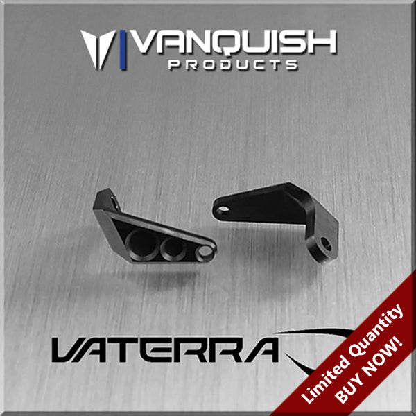 Vaterra Twin Hammer Front Bumper LED Mount Black Anodized