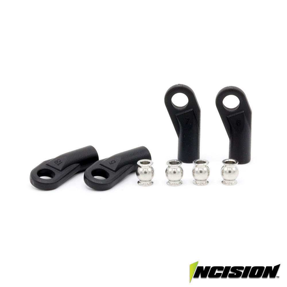 Bent Rod Ends with Pivot Balls (4)