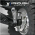 Vaterra Twin Hammers Front 15 Degree Caster Block Set Clear Anodized