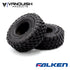 Falken Wildpeak M/T 4.65" 1.9 Tires (2) Red Compound